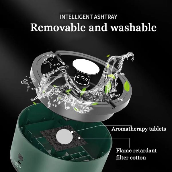 Air purifying ashtray – Popolník na čistenie vzduchu slider