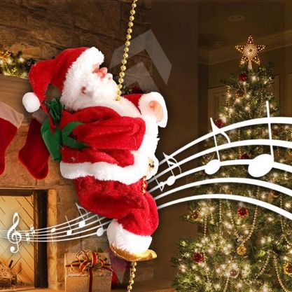 CLIMBING SANTA – Muzikál Santa Claus na lane slider