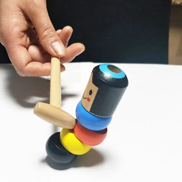 Magic Man – Nezničiteľná drevená hračka s kladivom slider