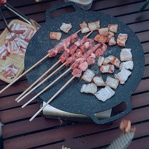 WOK BARBECUE – Kórejský okrúhla grilovacia panvica 03