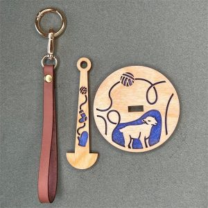 Prenosný držiak priadze na zápästie – PORTABLE YARN HOLDER 03