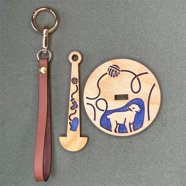 Prenosný držiak priadze na zápästie – PORTABLE YARN HOLDER slider