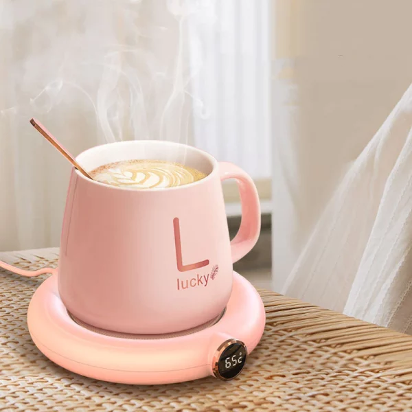 Mini ohrievač na kávu alebo čaj – HEATING COASTER slider