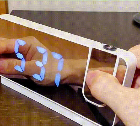 Projekčný inteligentný budík – CLOCK slider