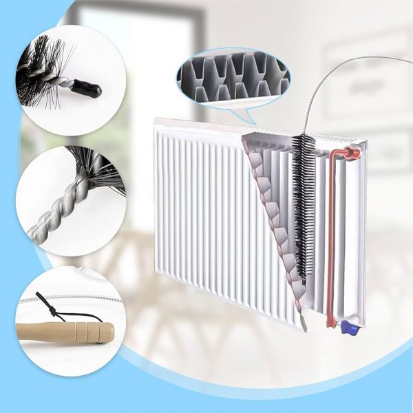 Radiator cleaning brush – Multifunkčná kefa na radiátory slider