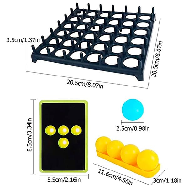 Skákacia loptová stolová hra slider