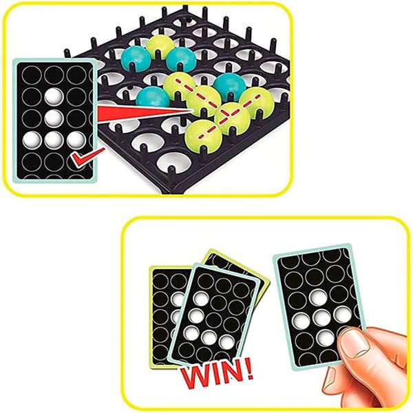 Skákacia loptová stolová hra slider