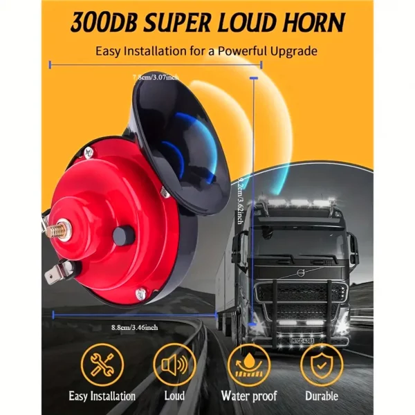 Vlakový klaksón pre auto (300DB) slider