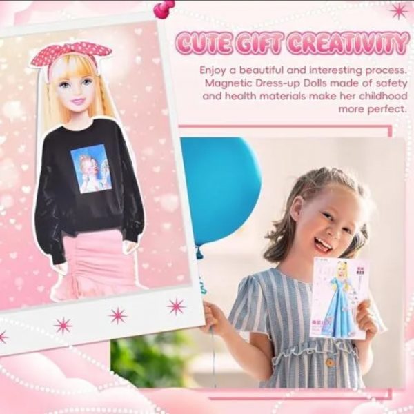 Doll Book – Magnetická kniha na prezliekanie bábik slider