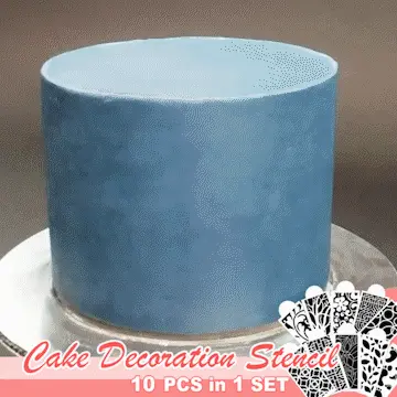 Cake decor stencils – Šablóny na ozdobu torty (10 kusov) 02