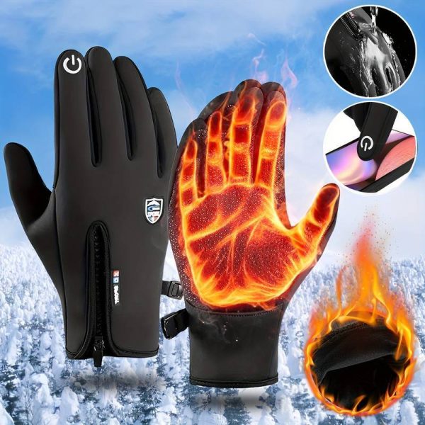 HeatGloves – Extrémne teplé zimné rukavice s dotykovou funkciou slider