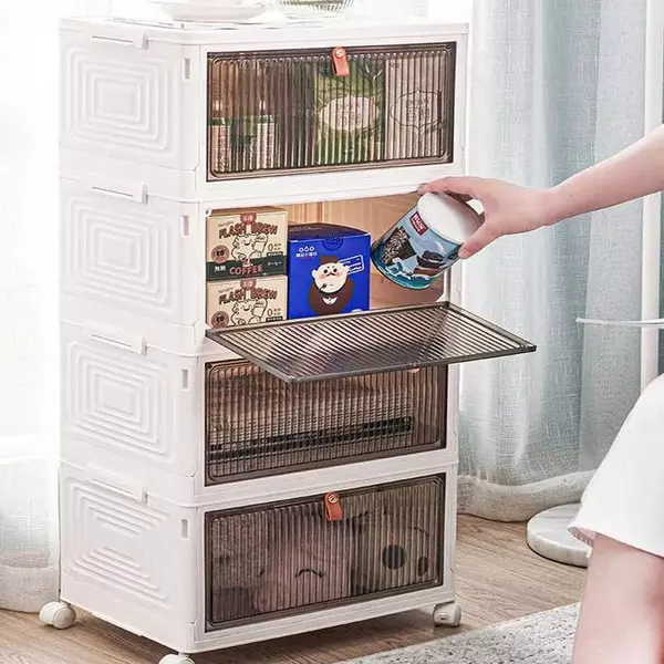 HOMEBOX – Úložné boxy s vekom a kolieskami slider