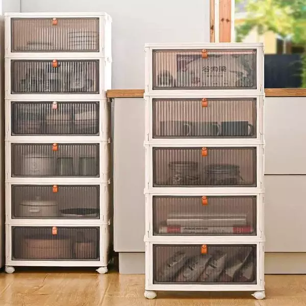 HOMEBOX – Úložné boxy s vekom a kolieskami slider