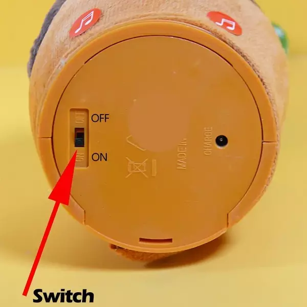 DANCING CACTUS – magický spievajúci a tancujúci kaktus s osvetlením LED-light™ slider