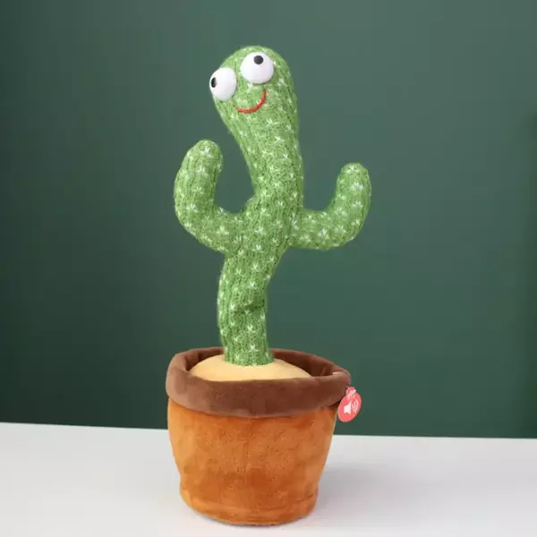 DANCING CACTUS – magický spievajúci a tancujúci kaktus s osvetlením LED-light™ slider