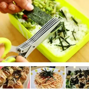KITCHEN SCISSORS – Kuchynské nožnice s 5 čepeľami 03
