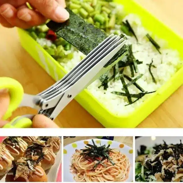 KITCHEN SCISSORS – Kuchynské nožnice s 5 čepeľami slider