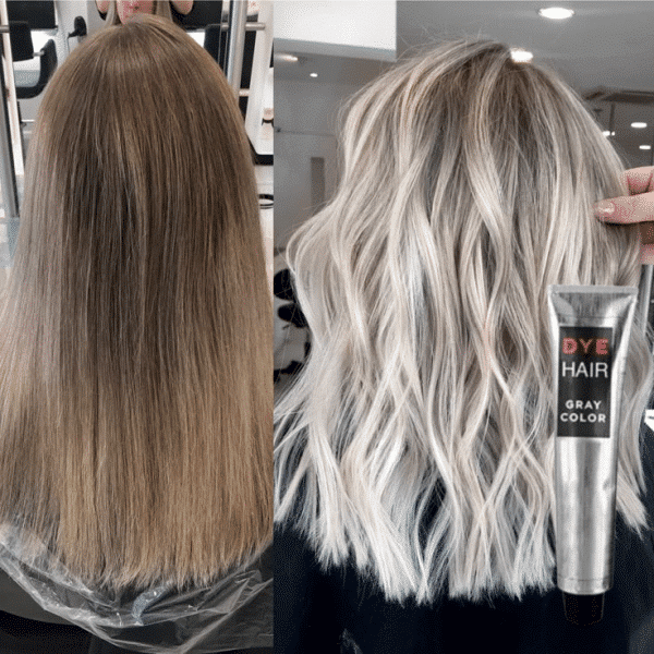 Strieborná sivá farba na vlasy – GRAY PERFECT HAIR