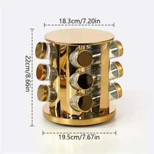 Otočný stojan na korenie – SPICE RACK 03