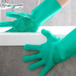 Viacúčelové silikónové rukavice na drhnutie – MULTIPURPOSE GLOVES 03