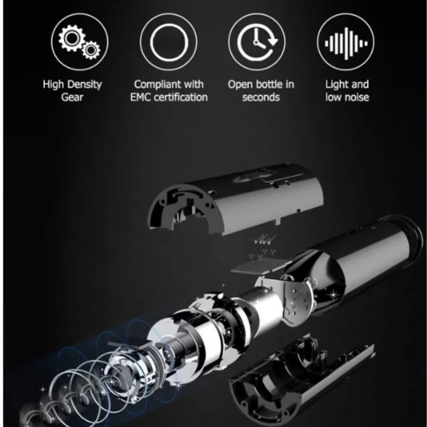 WINE SET – Elektrický otvárač na víno slider