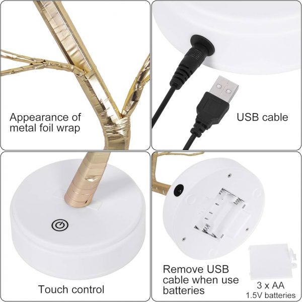 Shimmer bonsai tree – Bonsai LED lampa slider